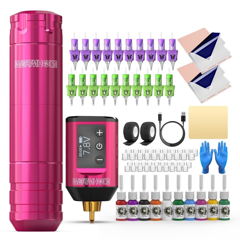 Complete Tattoo Practice Kit - Battery Included