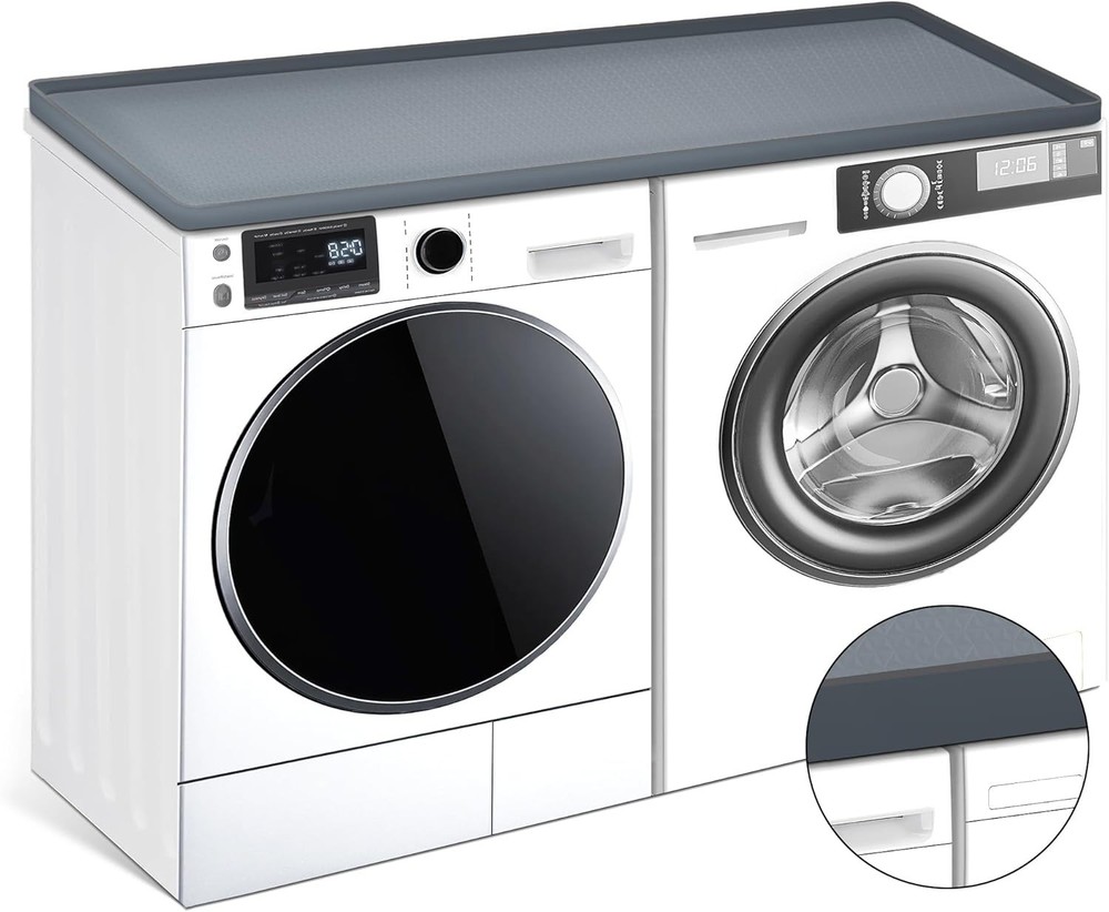 Multi-Functional 51.2'' x 25.6'' Washer Dryer Countertop Protector - Easy Care