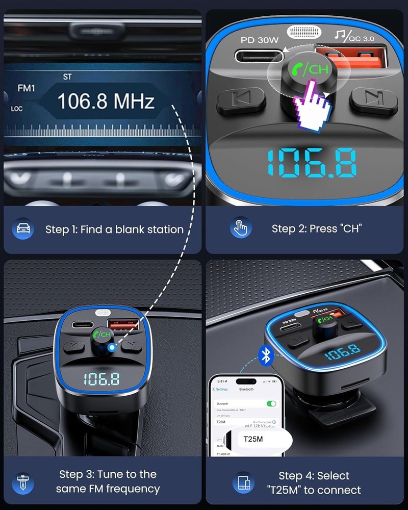 Upgraded Bluetooth 5.4 Technology - CVC Noise Reduction