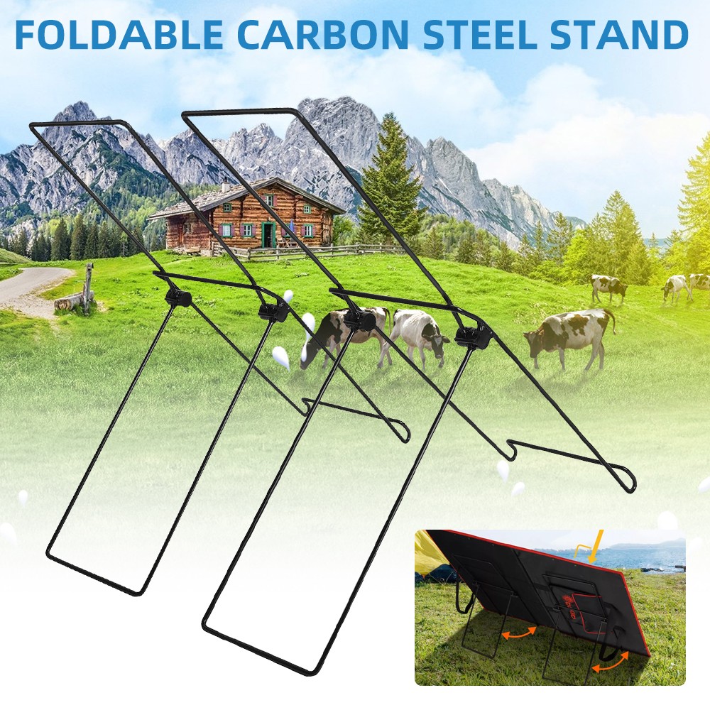 Adjustable Foldable Mounting Bracket Metal Hardware For Solar Panel Camping Home