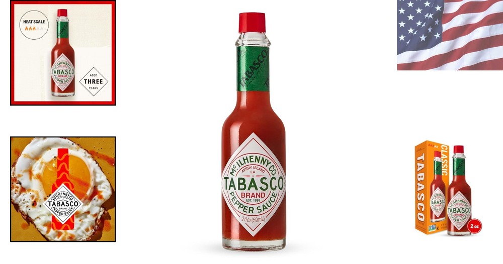 Authentic 1868 Red Pepper Sauce, 2 Fl Oz - & Kosher Delight