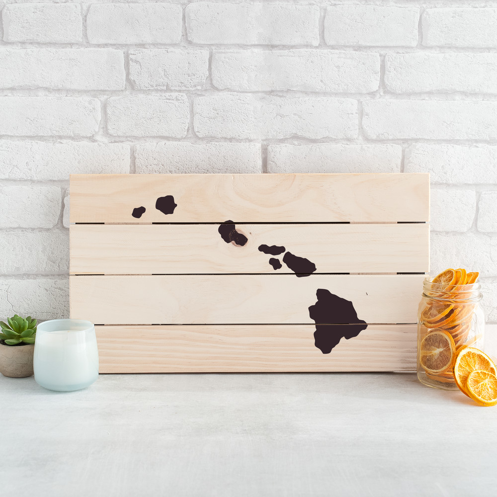 Hawaii State Stencil - Durable & Reusable Mylar Stencils