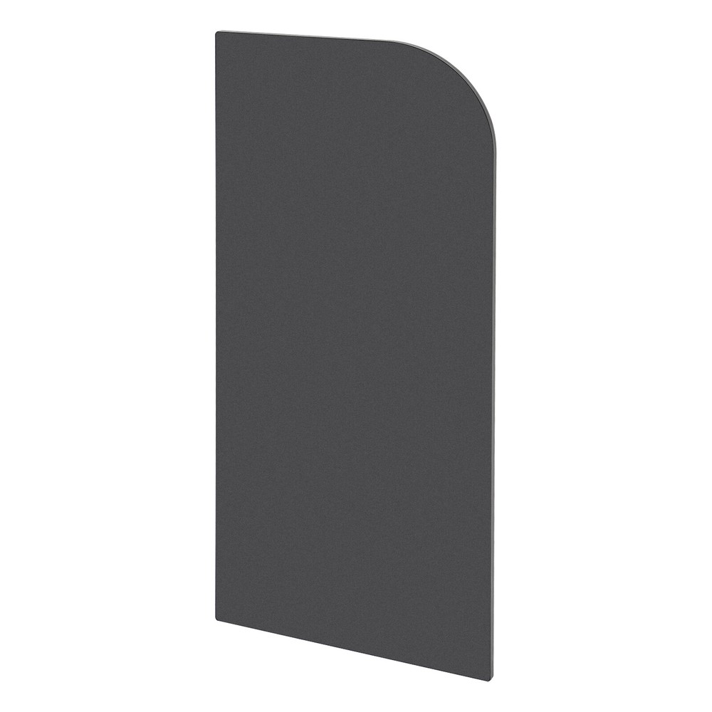 Wall-Mounted Men Urinal Partition Screen, Urinal Partition Divider Screen Black