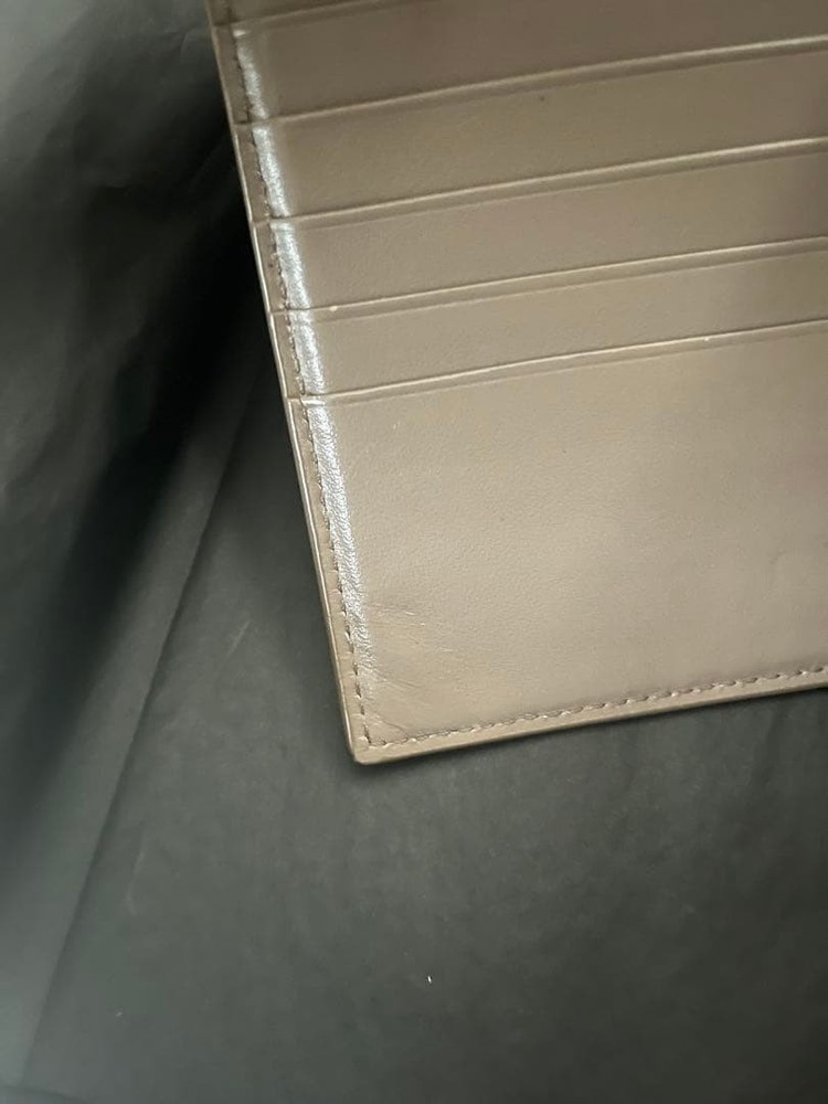 Excellent Condition Celine Bifold Wallet Multi Function Greige From Japan