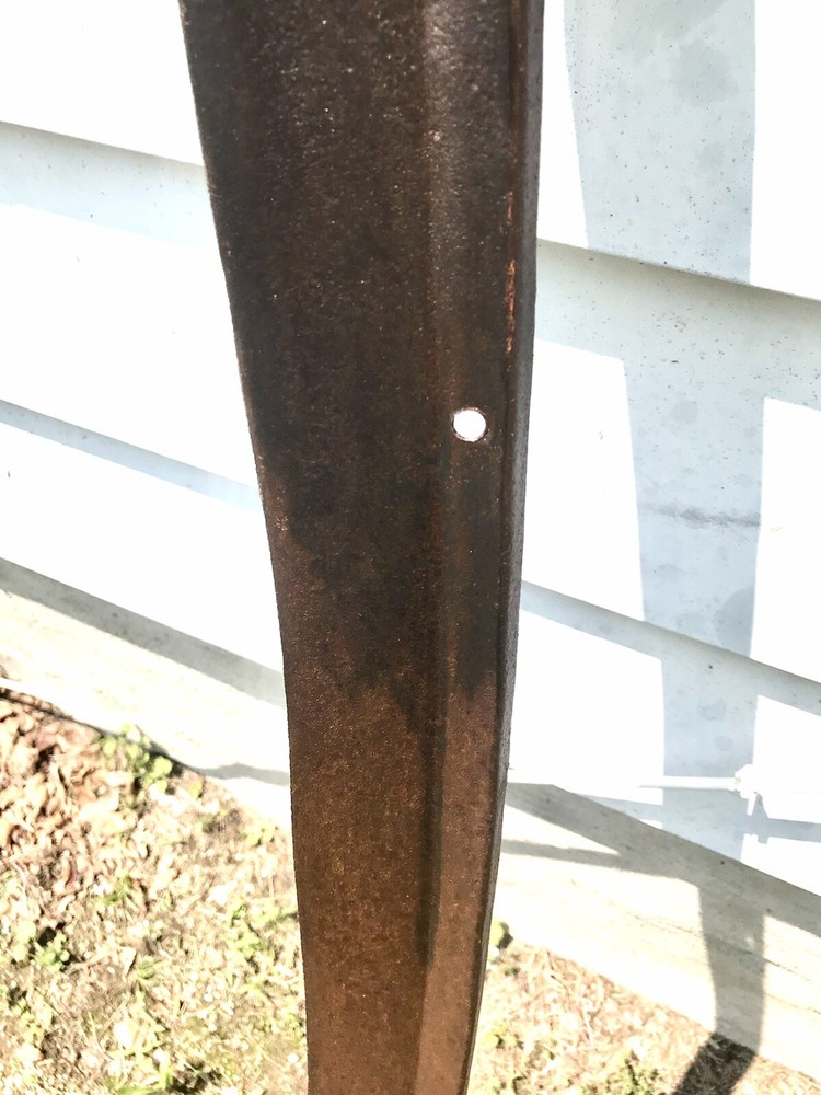 Antique Sickle Blade Cast Iron 47”Long Needs Sharpening