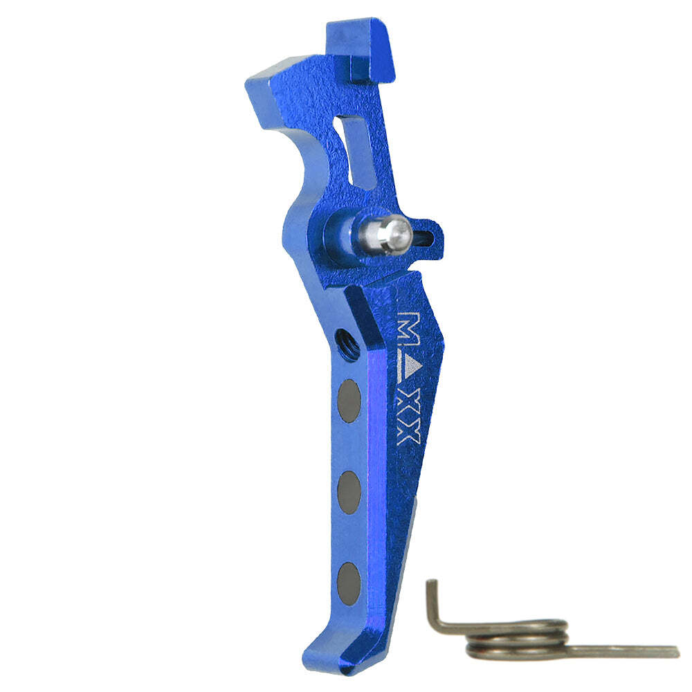 MAXX- CNC Aluminum Advanced Trigger (Style E) for V2 Gearbox - MX-TRG001SE