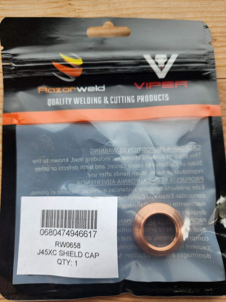 Razorweld J45XC Shield Cap