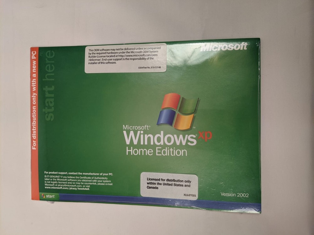 MICROSOFT WINDOWS XP HOME FULL w/SP2 OPERATING SYSTEM OS MS WIN =NEW & SEALED=