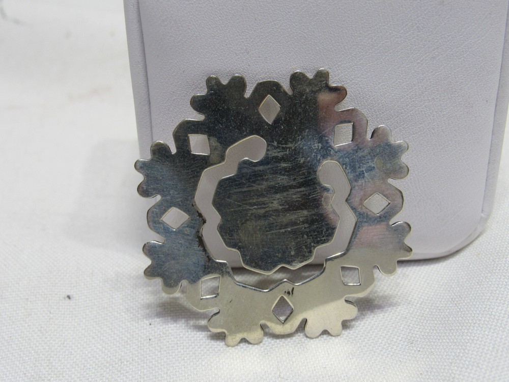 TIFFANY sterling silver SNOWFLAKE BOOKMARK