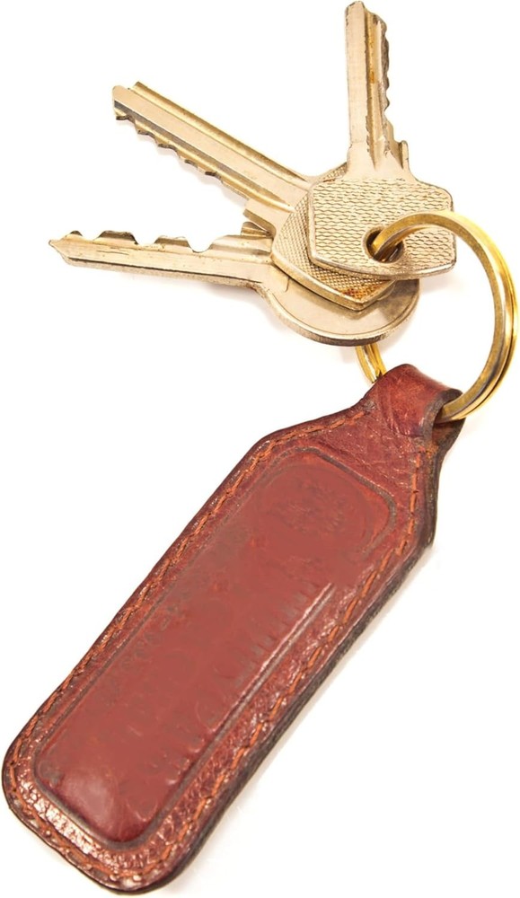 20 PCS Brass Flat Split Key Rings, 25mm (1") Diameter, Solid Gold
