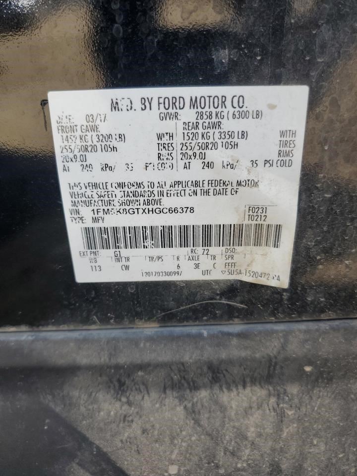 2016 - 2019 FORD EXPLORER Engine ECM Electronic Control Module 3.5L With Turbo