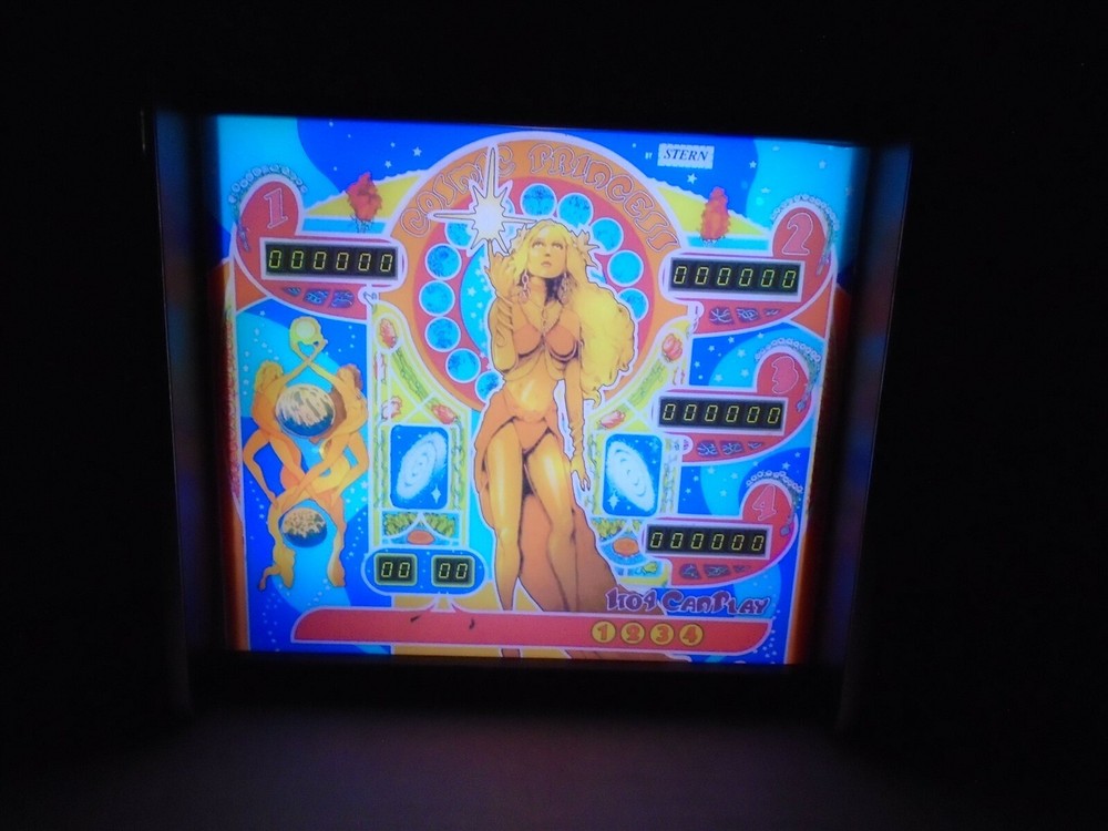 Stern Cosmic Princess Pinball Head LED Display light box