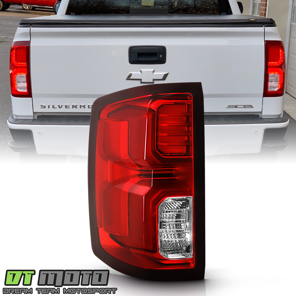 For 2016-2018 Chevy Silverado 1500 High Country | LTZ LED Tail Light - Driver