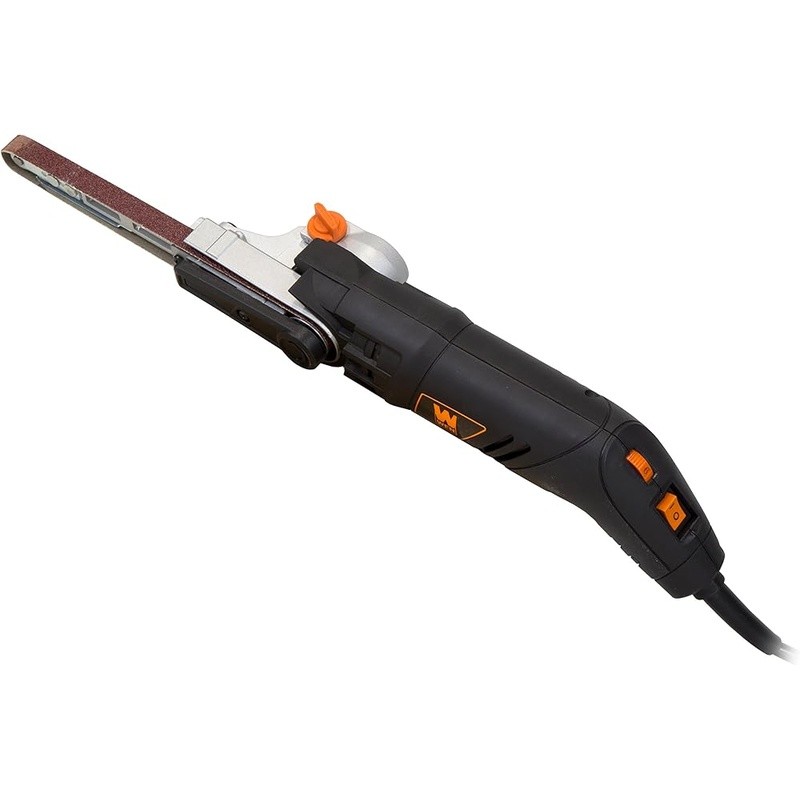 Variable Speed Belt Sander 20V Corded Electric Auto Tracking Tool Free Changing