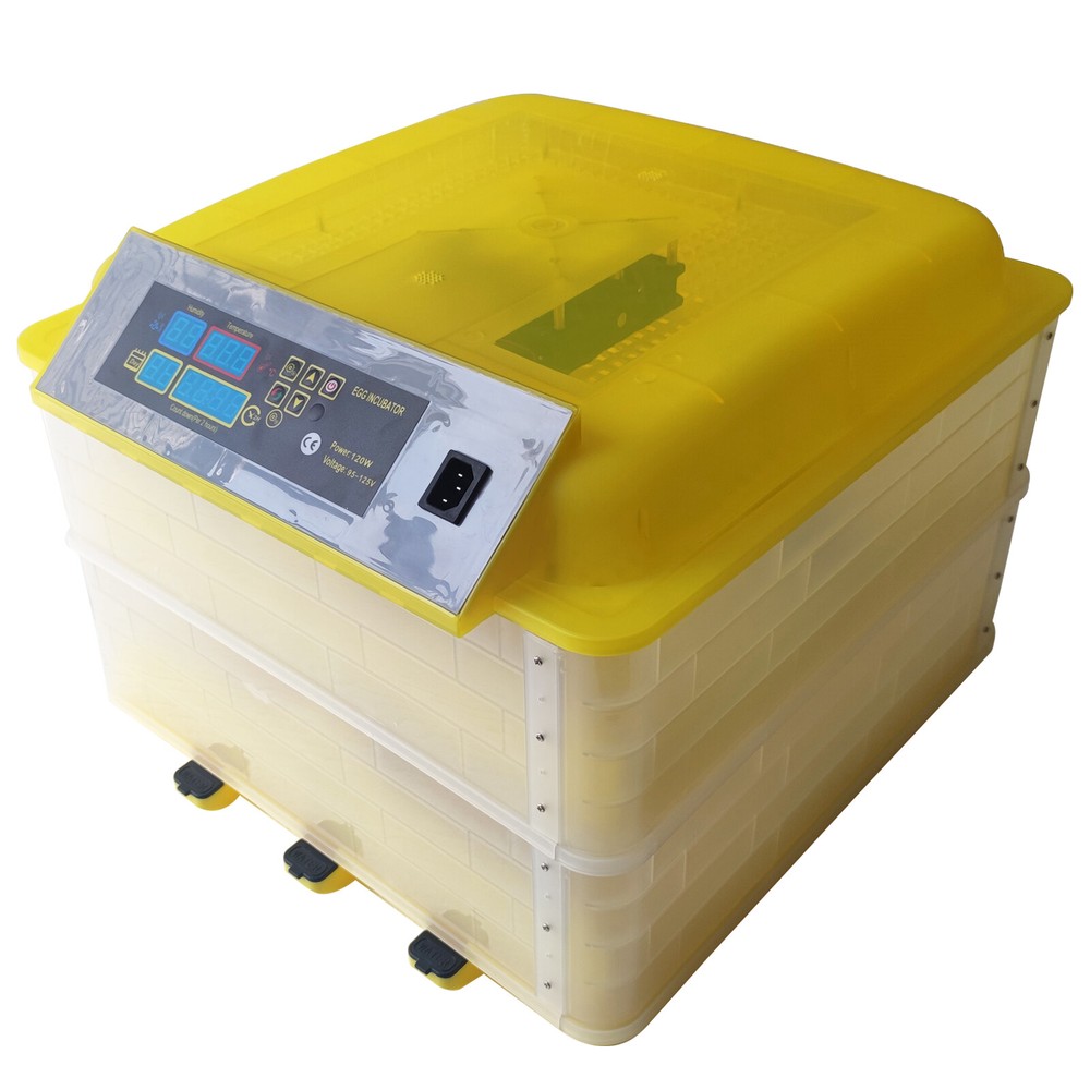 Egg Bird Incubator 96 Eggs Automatic Poultry Hatcher Breeder Digital Display
