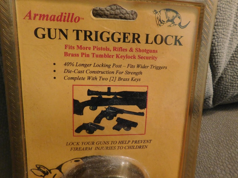 Armadillo Gun Trigger Lock Vintage
