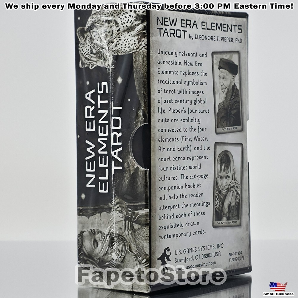 U.S. Games Systems - New Era Elements Tarot, Oracle Deck and Guide Set