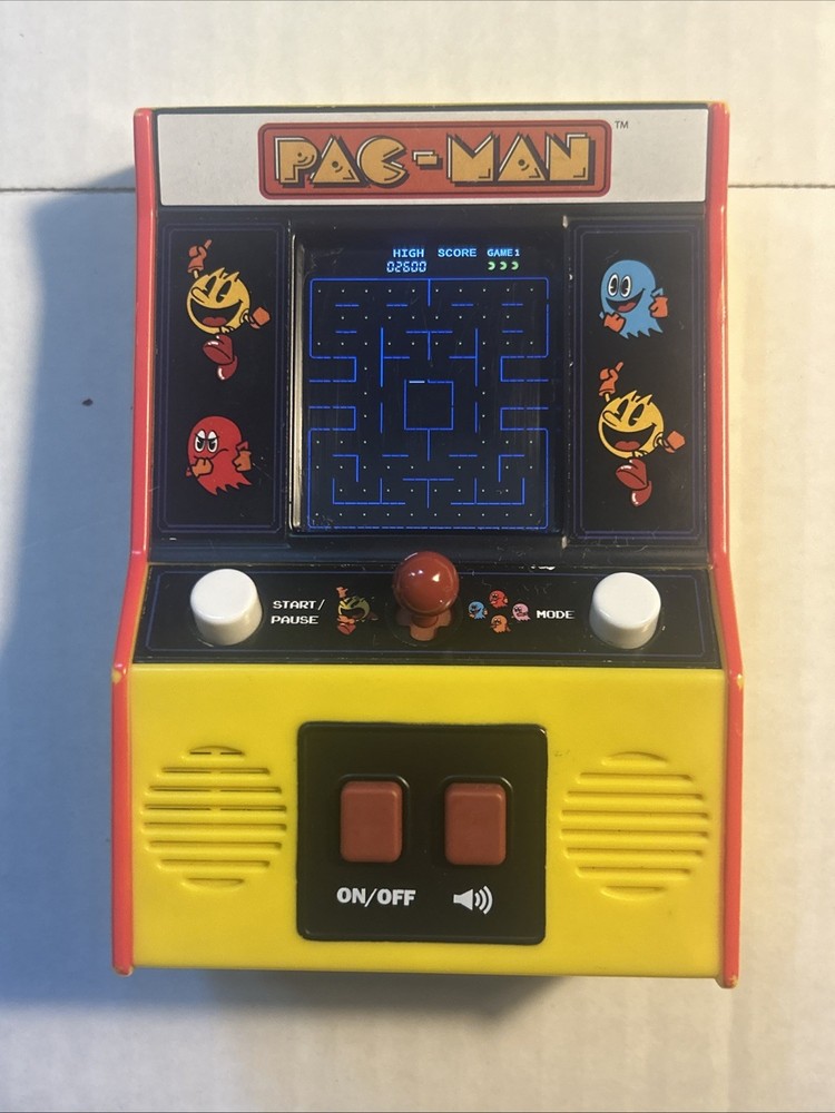 Pac-Man Mini Game Arcade Machine Handheld Classic Retro Tabletop