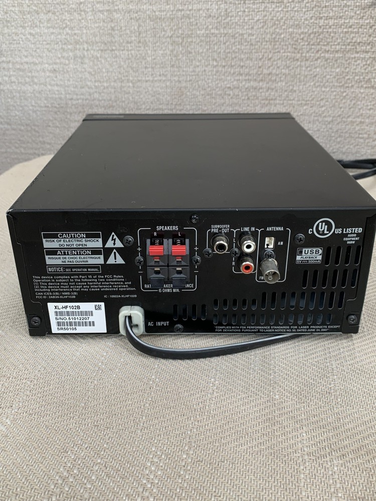 Sharp XL-HF102 Hi-Fi Bluetooth Component System CD Player