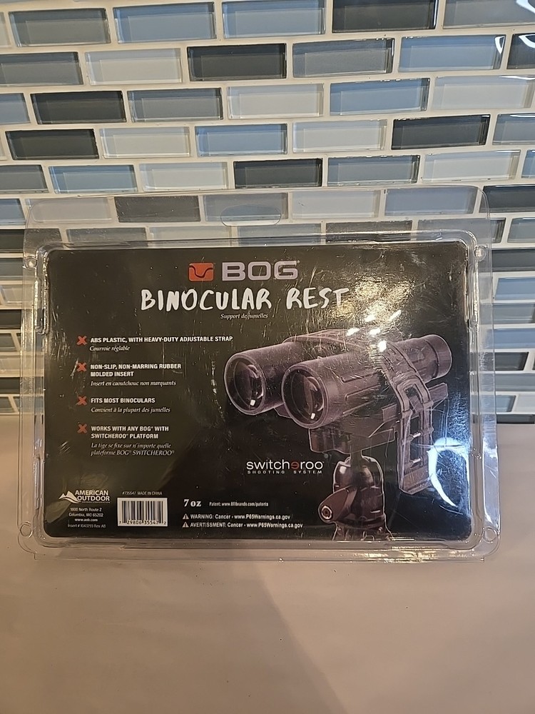 BOG BBR Binocular Rest with Lightweight Design and Adjustable Strap for Securing