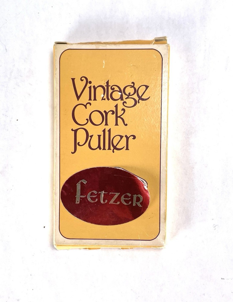 VINTAGE Fetzer CORK PULLER  With Original Box