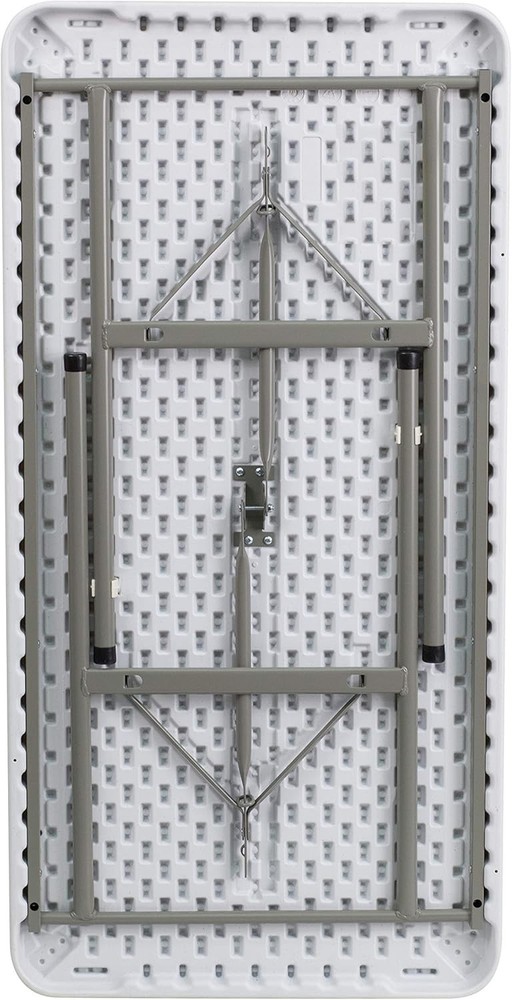 Elon 4' Rectangular Folding Event Table - Portable & Weather-Resistant Design