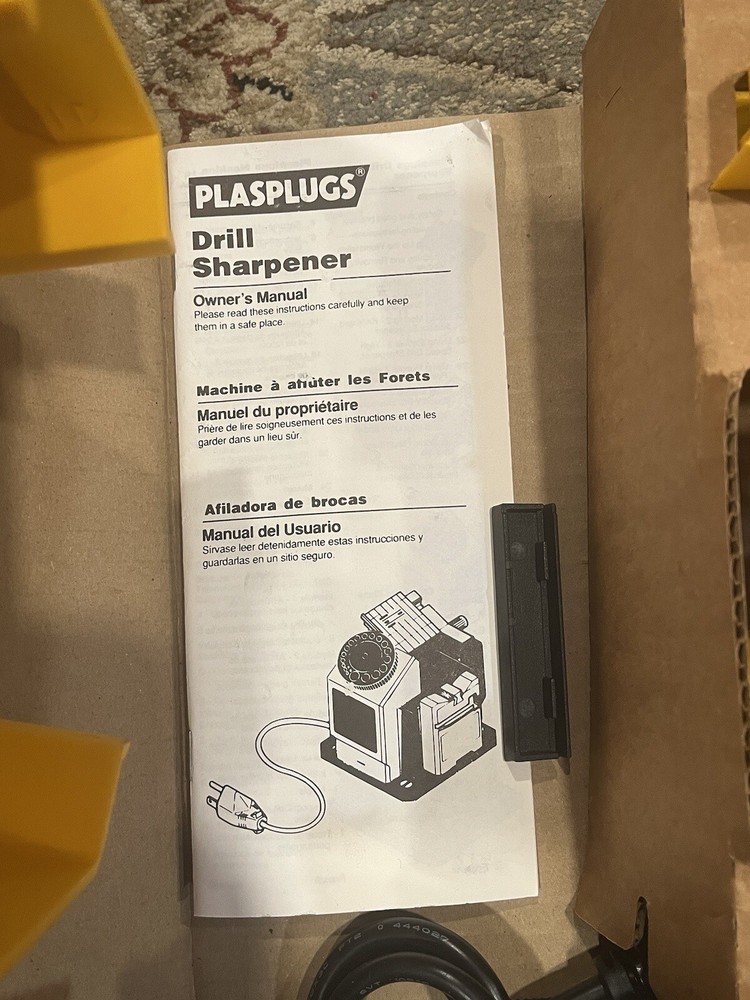 Plasplugs Ultrasharp HomeE Sharpening Kit w/tools, knives,drillbits & VCR video