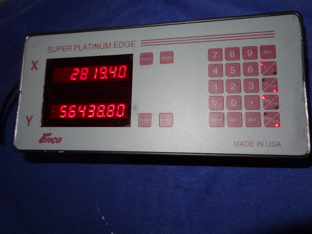 ENCO DRO DISPLAY BOX MODEL #722 SUPER PLATINUM EDGE