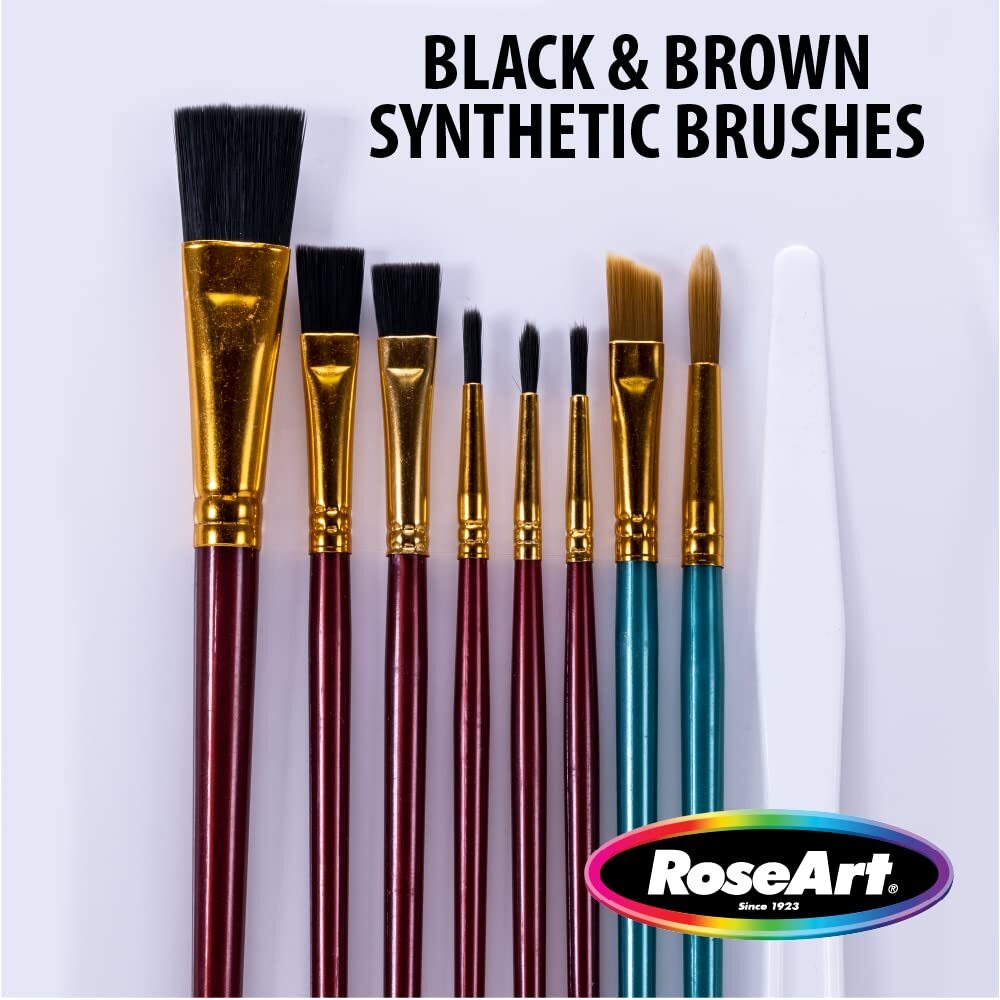 25 pc Mix Media Paint Brushes