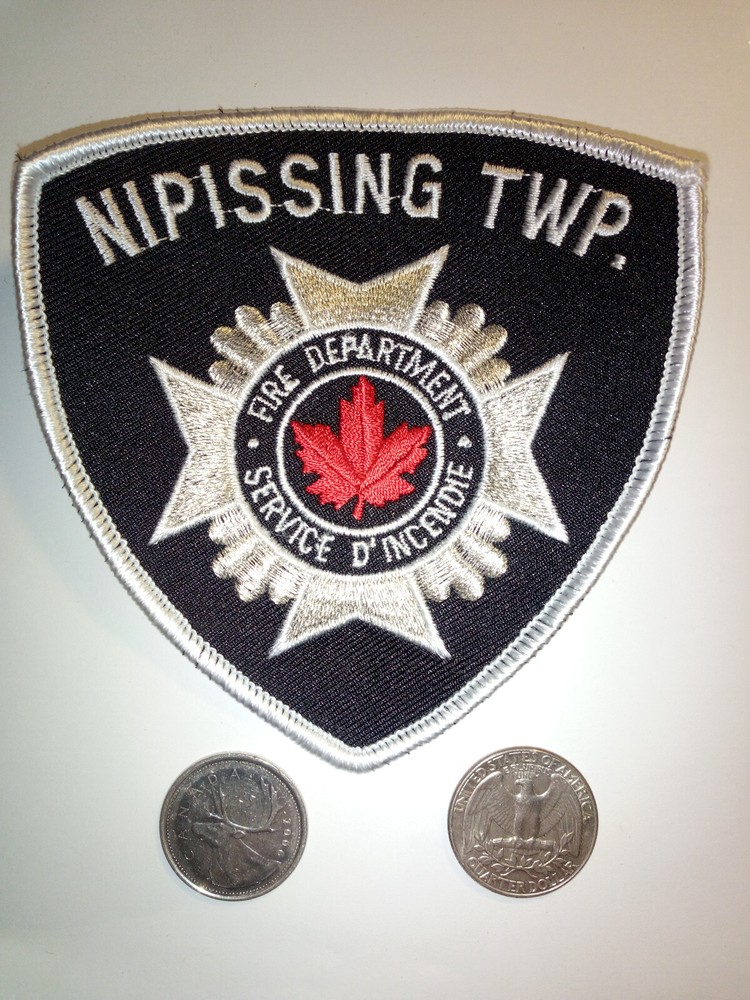 Nipissing Township Fire Department Patch Badge Crest