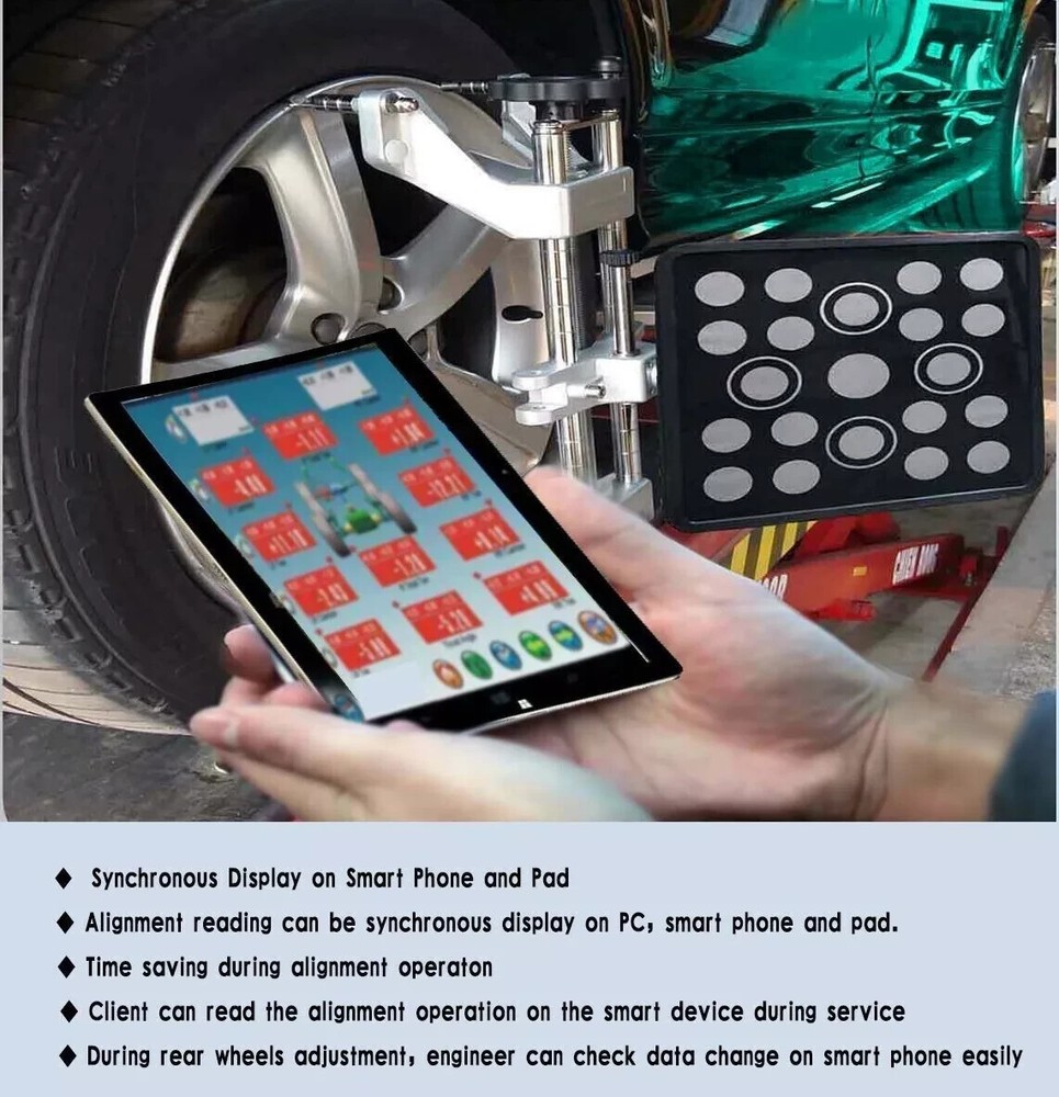 Motooltech AV9-Pro 3D Wheel Alignment Machine with Android System & TV Tablet