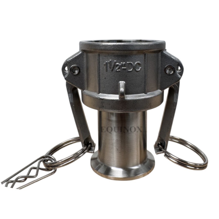 2" Tri Clamp Camlock female Stainless 316 Adapter Quick