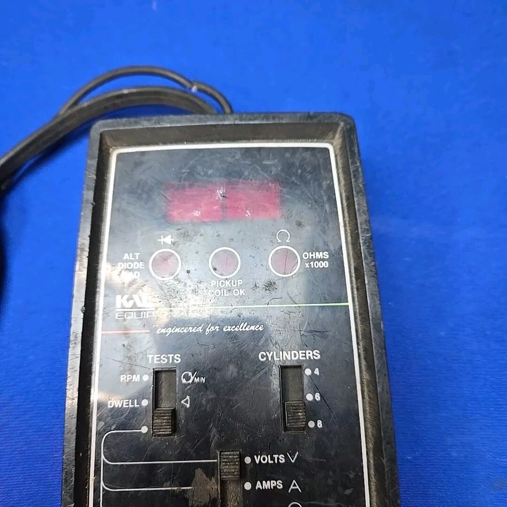 KAL EQUIPMENT Model 2800 ENGINE SYSTEMS ANALYZER Microprocessor Digital Untested