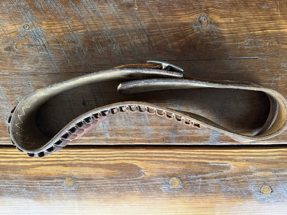 Vintage HUNTER leather Bullet Belt