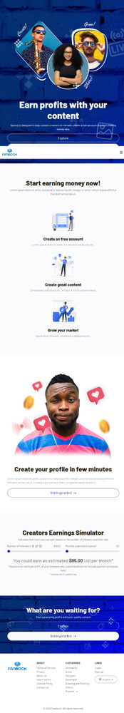 Start your own support creators social platform with our ready-to-go solution.