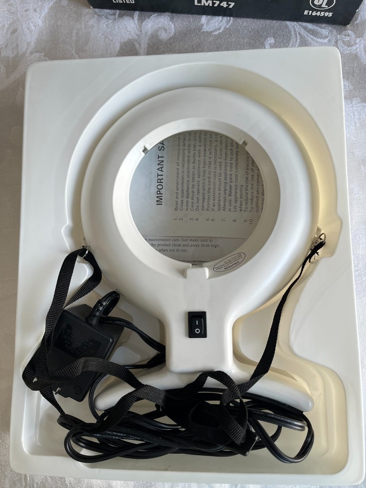 Visual Mate Wearable Portable Illuminated Magnifier Lamp Tested