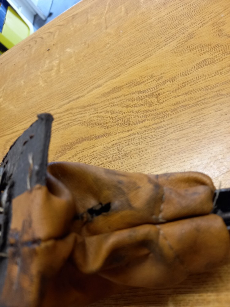 Triumph TR7 Handbrake with tan gaiter