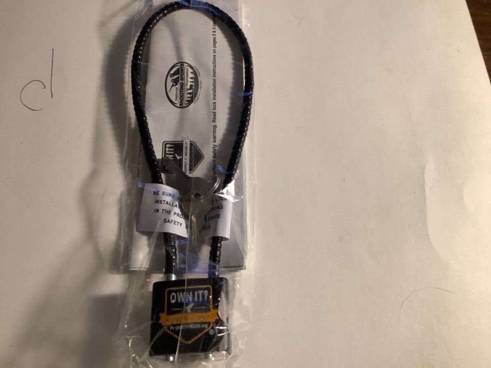 Project Child Safe Metal Cable Lock with 2 Keys