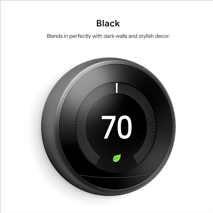 Google Nest Learning Thermostat Programmable Smart 3rd Gen - Scratch & Dent