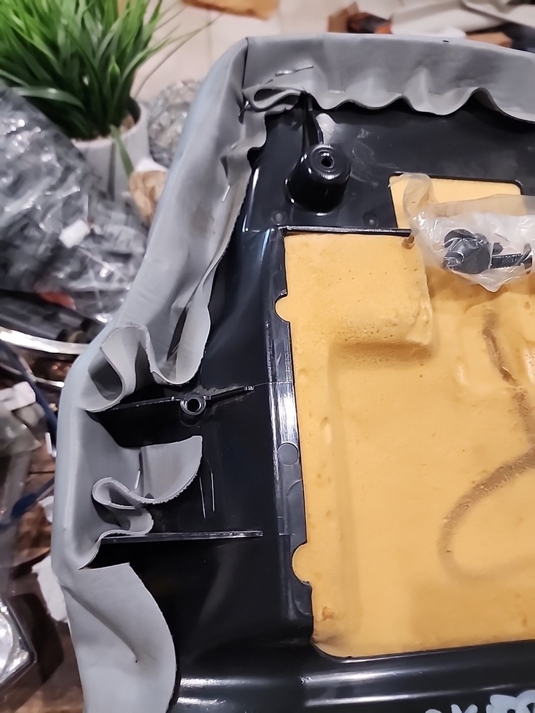 WACKER ROLLER VINYL CUSHION SEAT BACK REST