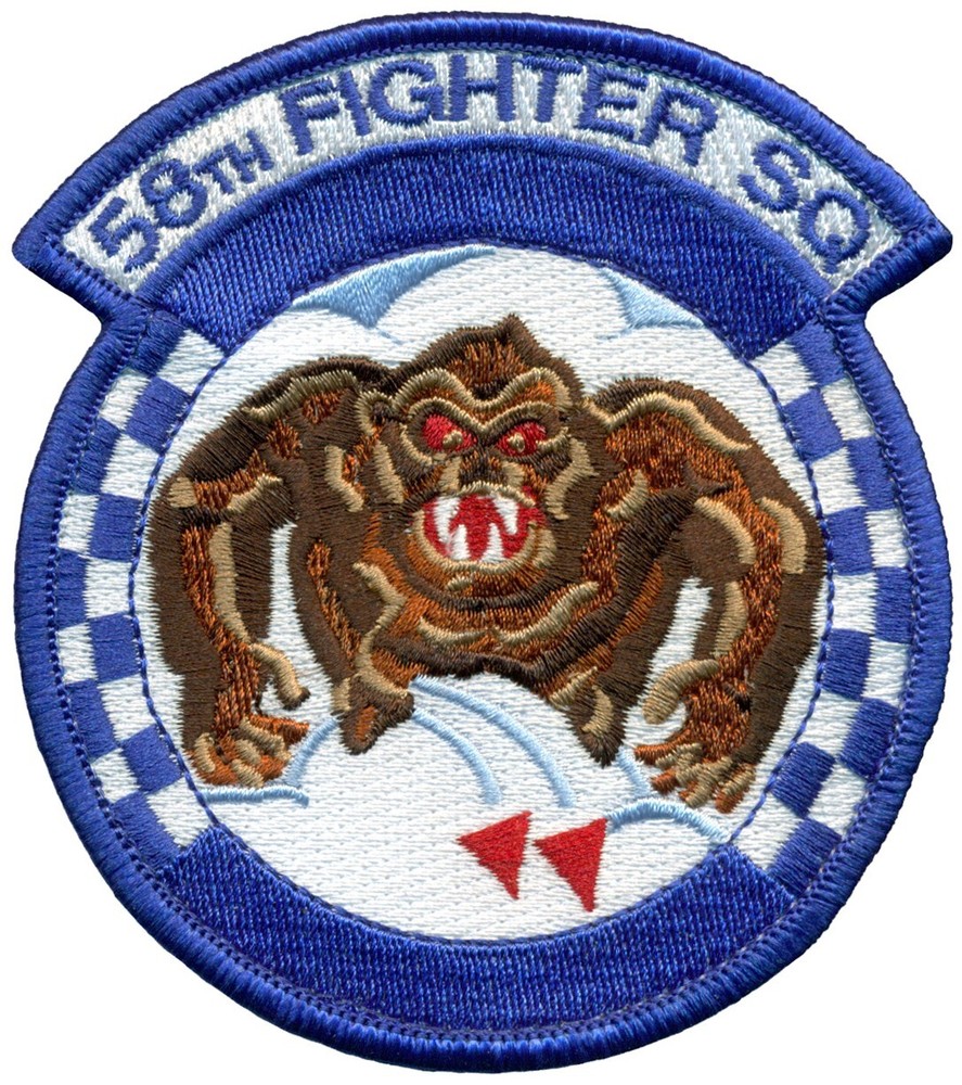 USAF 58th FIGHTER SQUADRON PATCH