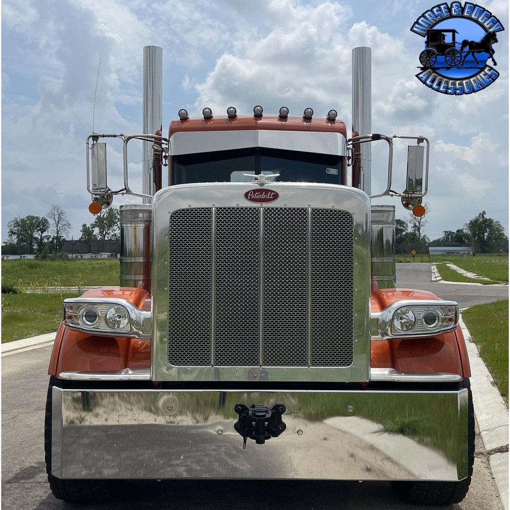 Peterbilt 10"x7" Rollin Low Reverse Bow Tie Drop Visor #1020