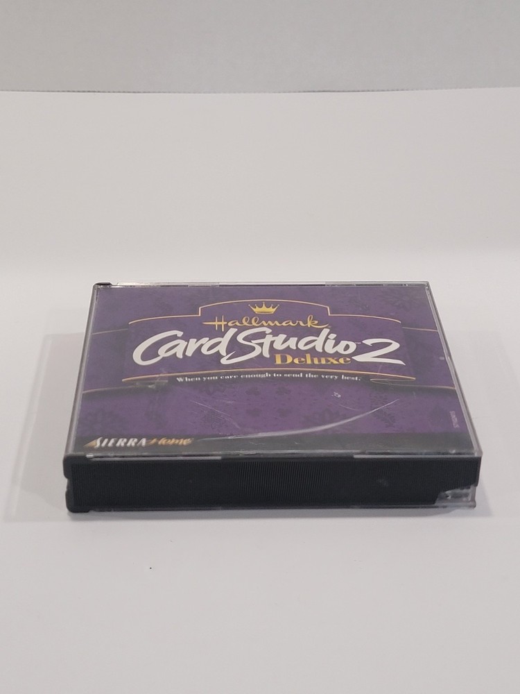 Hallmark Card Studio Deluxe 2 PC CD-ROM - 4 CD Set Sierra Home Computer Software