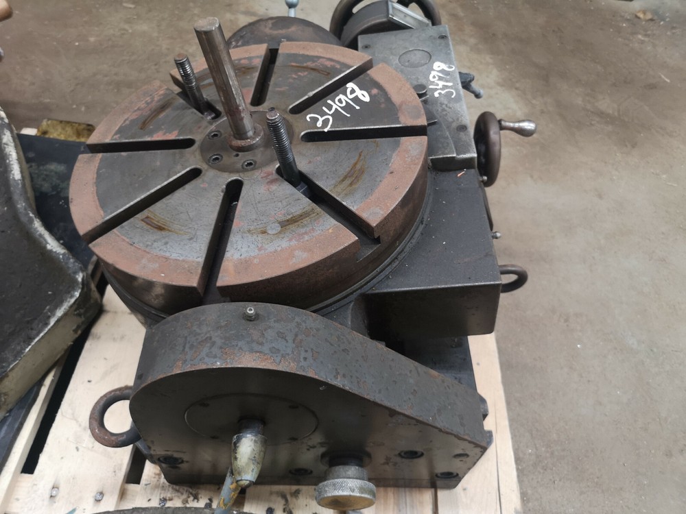 12" Rotary Cross Feed 3 Axis Table SMOOTH Operation 3498
