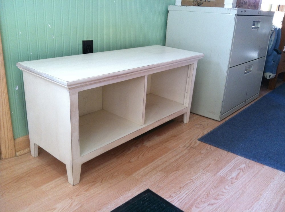 Cubby Hallway Storage Bench 2 Compartment Boot Bench