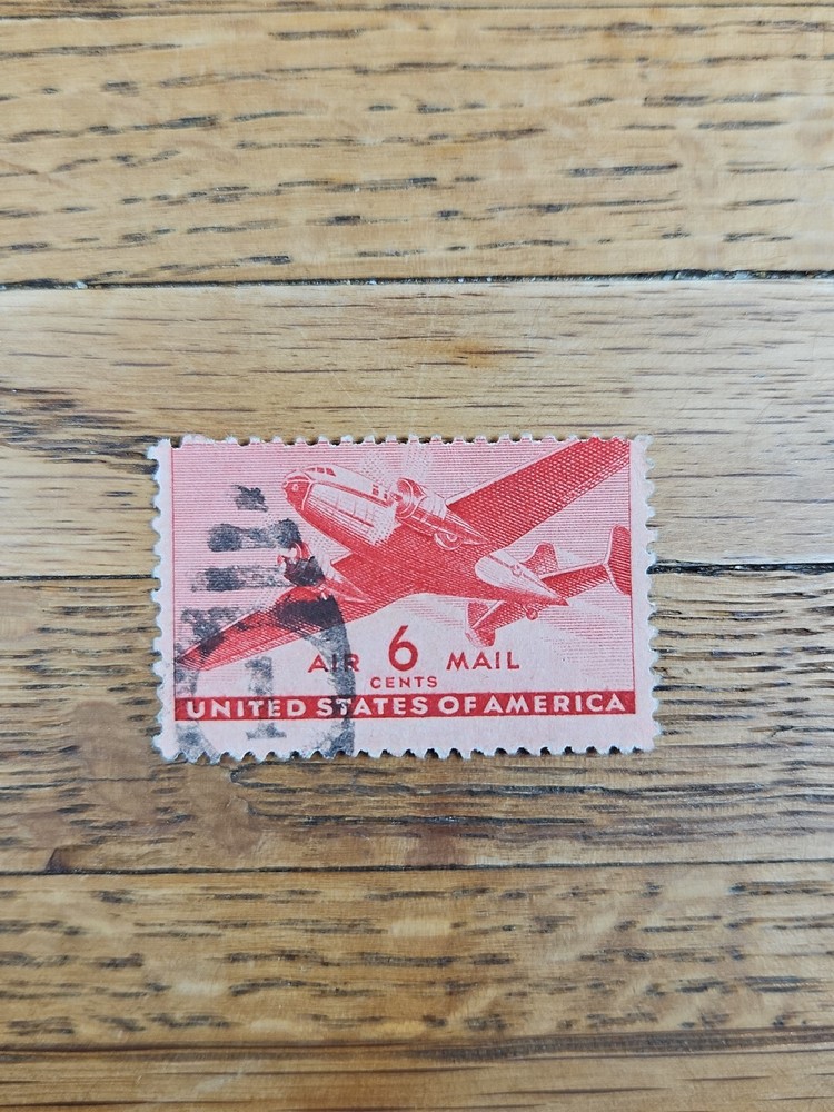 US Stamp US Air Mail 6c Used