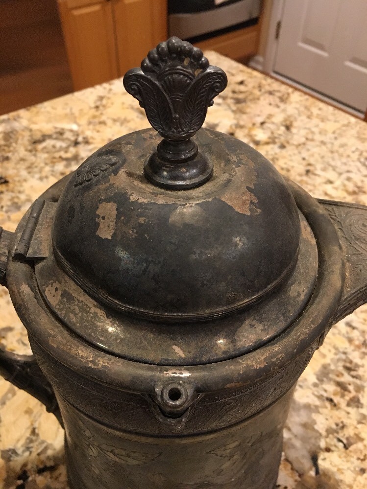 Reed & Barton Antique Silver Plate Water Pitcher