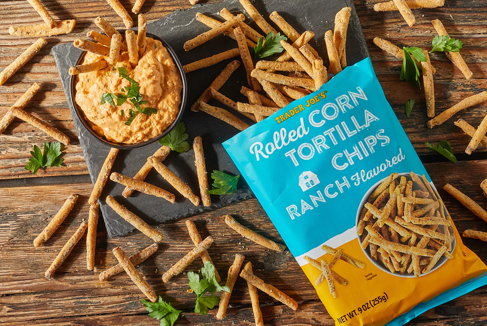 2-Pack Trader Joe's Ranch Flavored Rolled Corn Tortilla Chips