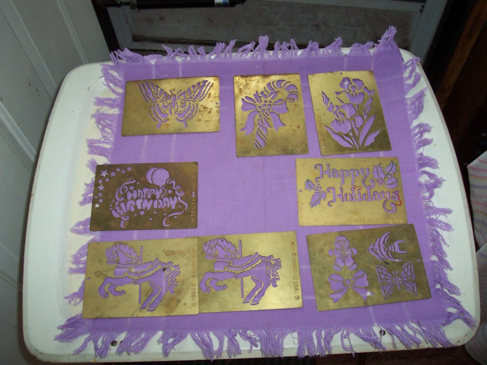 Crafts stamping Embossing Embossing Stencile