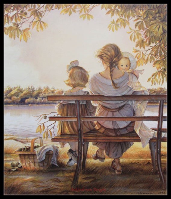 Chart Needlework DIY Craft - Counted Cross Stitch Patterns - Moments